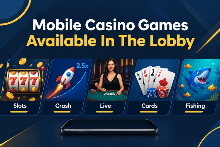 Mobile Casino Games Available In The Lobby