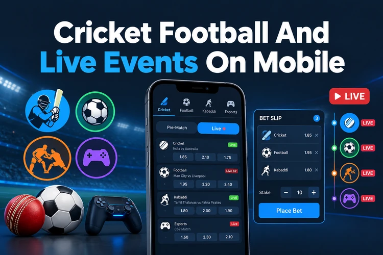 Cricket Football And Live Events On Mobile