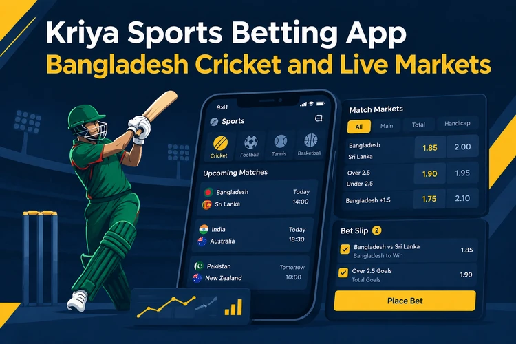 Kriya Sports Betting Bangladesh Cricket Live and Pre Match